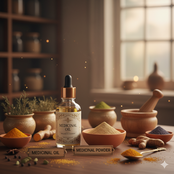 Medicinal Oil And Powder